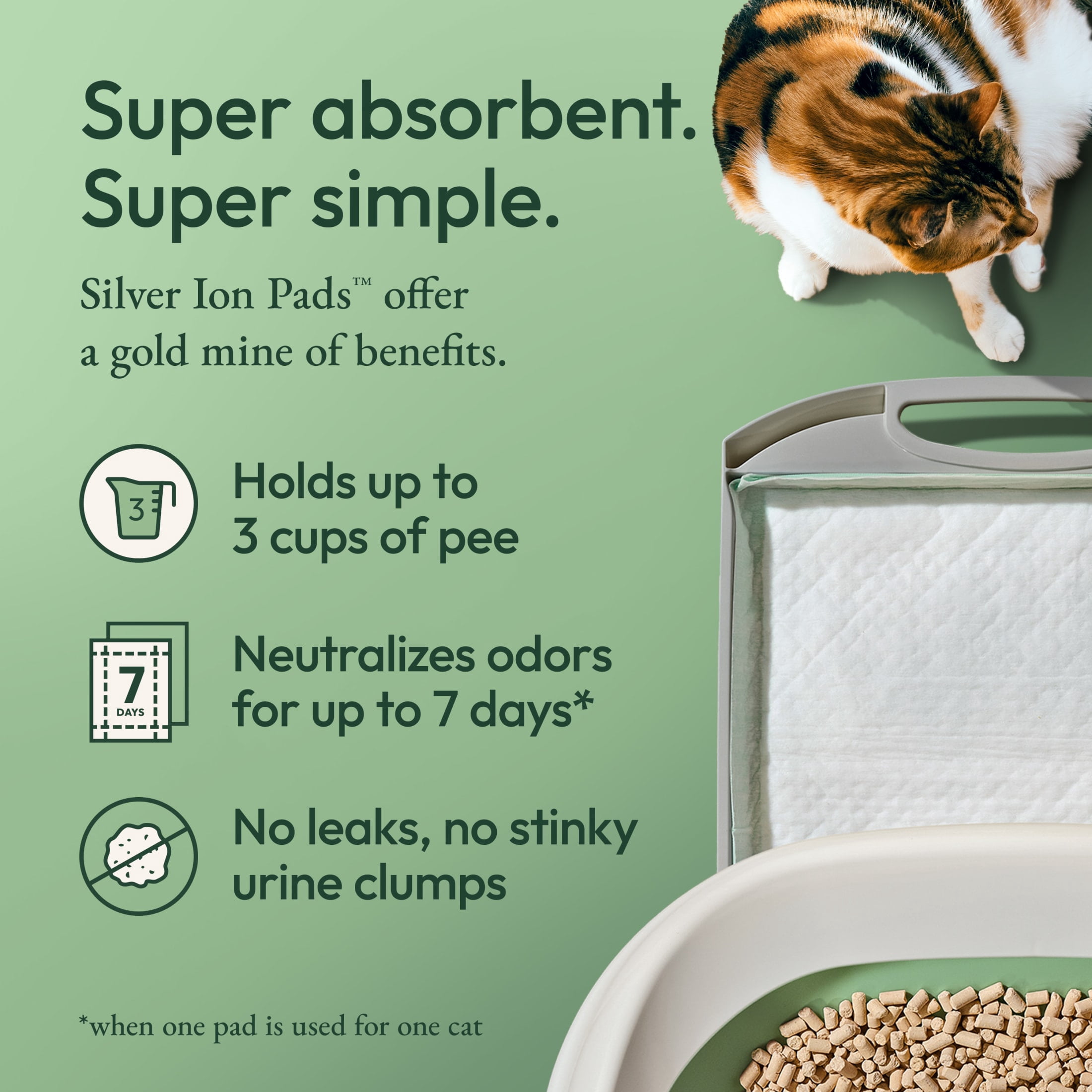 Purina Tidy Cats Breeze Cat Litter System Refill Pack with Ion Cat litter Pads and Zeolite Pellet Cat Litter