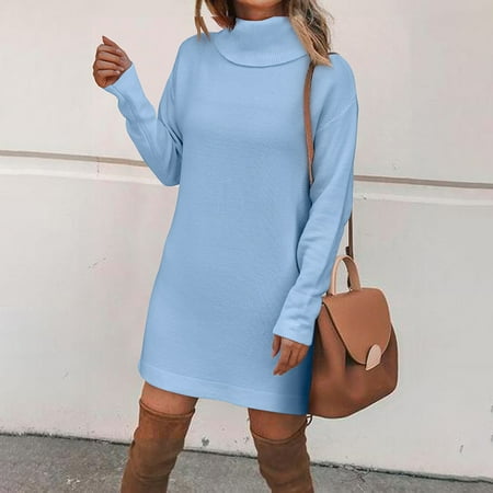 New for Fall! HIMIWAY Upgrade Your Winter Wardrobe with Our Stylish Women s Knitwear Perfect for Any Occasion! Classic Women s Knit Top with a Modern Twist Light Blue L