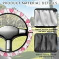 thumbnail image 4 of ZUXONGSY Heart Pattern Golf Cart Steering Wheel Covers Universal Car Wheel Cover Stretchable Club Car Steering Wheel Cover Fashion Auto Wheel Cover Valentine's Day Car Decorations, 4 of 7