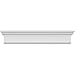 thumbnail image 3 of Ekena Millwork CRH07X36 36-Inch Bottom Width x 39 1/2-Inch Top Width x 7 1/4-Inch H x 1-Inch P Crosshead with Trim, 3 of 4