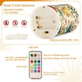 thumbnail image 5 of Yayeee Flameless Candles with Remote Flickering Battery Operated Multi Color Changing, Floral Animals, 5 of 7
