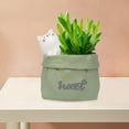 thumbnail image 4 of Flower Pot, Planter Retro Flowerpot For Home Desk Tabletop Herbs Plant Cat Green, 4 of 8