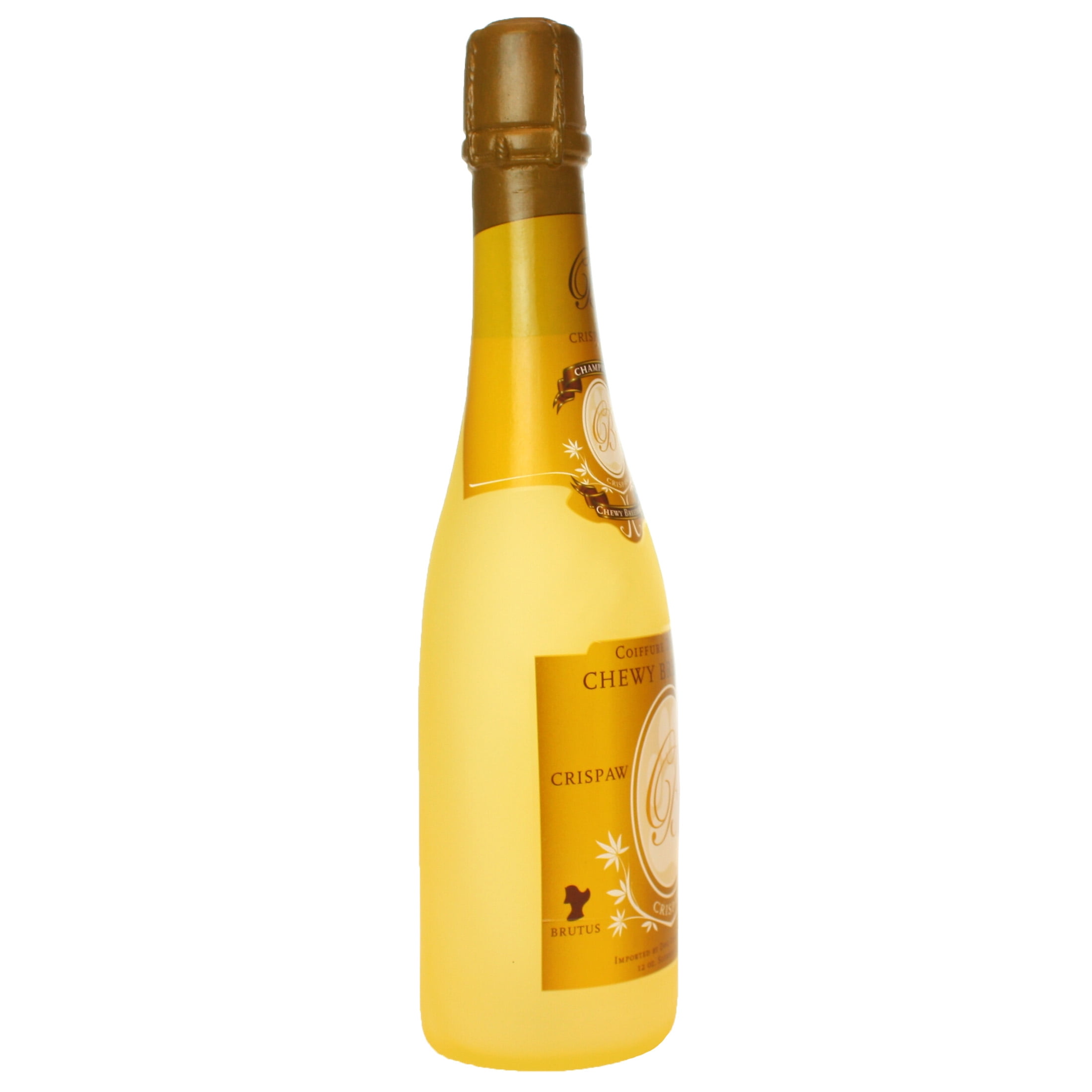 Silly Squeakers Wine Bottle Crispaw Champion Squeaky Vinyl Parody Dog Toy