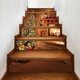 thumbnail image 1 of Pegatinas navideñas 3D impermeables para escaleras para renovación de escaleras, árbol de Navidad, chimenea navideña, simulación 3D, escalera, barra impermeable de moda, 1 of 4