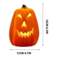 thumbnail image 4 of Halloween Pumpkin Light Large LED Outdoor Decoration for Yard Porch Home and Storefront 20 Inch Blow-Molded Plastic Holiday Display Decor with Warm Glow, 4 of 7