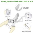 thumbnail image 4 of CHOK Garden Scissors Grafting Tool  Fruit Tree Pruning Shears Handheld  Gardening Plant Scissor  Flower Trimmer Tools - 2 Pack, 4 of 7