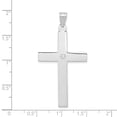 thumbnail image 3 of FB Jewels 14k White Gold .03ct. Diamond Cross Pendant, 3 of 3
