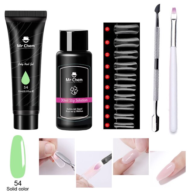 Mr. Chem-Kit de manicura de uñas de Gel UV, Set de manicura de construcción rápida, esmalte acrílico, extensiones de uñas, 30ml