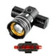thumbnail image 2 of Luz delantera de bicicleta USB Recargable Ndcxsfigh impermeable LED faro + luz trasera, 2 of 8