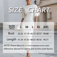 thumbnail image 3 of Morttic Women's Elegant Solid Color Short Sleeve Midi Dress – Slim Fit Intellectual Style Office Wear Red，S, 3 of 3