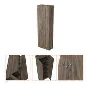 FM FURNITURE York 2-Piece Modern Engineered Wood Kitchen Set in White/Oak