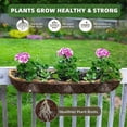thumbnail image 4 of 30 Inch 3 Pack Trough Liners, Coconut Coir Fiber for Wall Basket , Window Box Liners, Garden Planter Baskets, 4 of 5