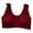 *Wine, variant on VBVC Women's Front-Closure Lace Support Bra,Full Coverage Posture Corrector Bra For Women,Ladies' Comfort Wireless Everyday Bra,Beige,S-2XL