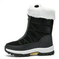 thumbnail image 2 of YOURDIARY Women's Mid-Calf Winter Snow Boot Outdoor Waterproof Cold Weather Faux Fur Boots, 2 of 8