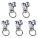 thumbnail image 2 of 5pcs Curtain Track Roller Metal Curtain Pulleys Home Curtain Accessories, 2 of 4