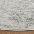 thumbnail image 4 of SAFAVIEH Madison Katina Traditional Area Rug, Silver/Ivory, 9' x 9' Round - Large - Traditional Design, Silver & Ivory, Non-Shedding & Easy Cleaning, Ideal for Living Room, Bedroom, Dining Space, 4 of 12