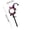 Purple, variant on Qjidjing Magic Wand, Halloween Craft, 14.96 Inches Bendable Twisting Stick, Handmade Decor Supply for Holiday Party Home Purple