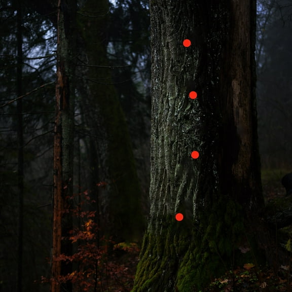 FRCOLOR OUNONA 50pcs Reflective Trail Marking Tacks for Hiking Camping Glow Thumb Tacks for Night Visibility Metal Push Pins for Outdoor Adventures