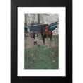 thumbnail image 2 of Howard Pyle 17x24 Black Modern Framed Museum Art Print Titled - A Virginia Plantation Wharf (1896), 2 of 5