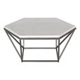 thumbnail image 4 of Steve Silver Corvus White Marble Top Cocktail Table, 4 of 6