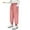 #0055-Pink, variant on Cowsor Big Kids Solid Fleece Lined Black Velvet Pants Warm Winter Casual Sports Comfort Long Trousers Daily Wear Bottoms For 5-14 Years Old
