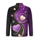 thumbnail image 4 of Blusa y camisa de manga larga con cuello vuelto para hombre, jersey de solapa con cremallera de manga larga, blusa informal con estampado de San Valentín para hombre, blusa de poliéster, 4 of 5