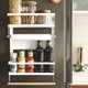 thumbnail image 1 of Estante Organizador Magnético Refrigerador 2 capa/ Estante de baño / Estantería de Almacenamiento para Cocina/ Blanco esquí esquí Gafas de esquí, 1 of 5