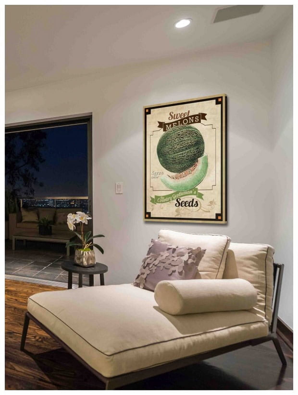 Marmont Hill "Seed Packet Melon" Painting Print on Canvas