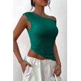 thumbnail image 4 of Remera PRETTYGARDEN Verano 2025 Top con Un Hombro y Fruncido Talle S, 4 of 8