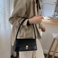 thumbnail image 4 of Women Shoulder Bag, Vintage Underarm Purse, Faux Leather Handbag, Curved Armpit Design, Medium Everyday Bag for Commuting and Dating, 4 of 6