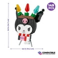 thumbnail image 6 of Brickcraft Sanrio Kuromi Decoration Building Kit (149-Piece Set), Christmas Decoration, Holiday Collectible Brick Toy, Festive Display, 6 of 13