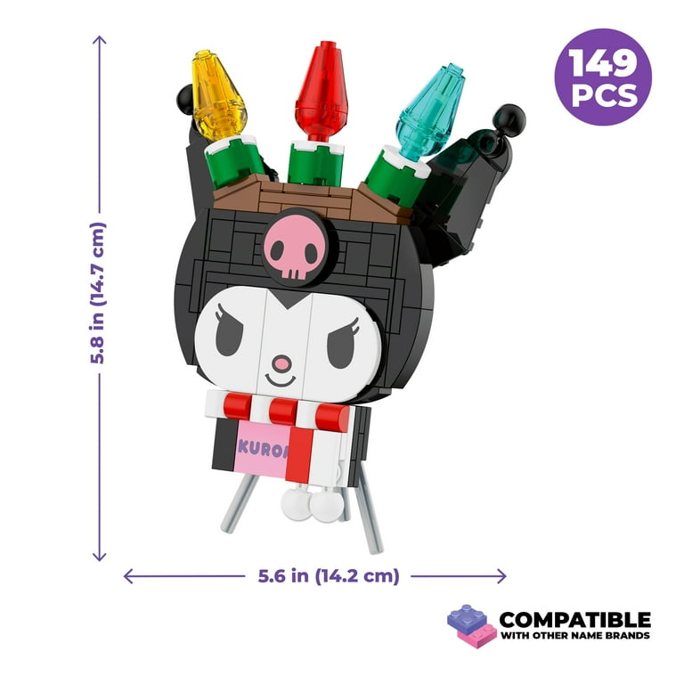Brickcraft Sanrio Kuromi Decoration Building Kit (149-Piece Set