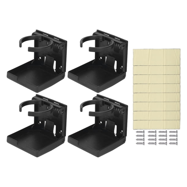 Portavasos ajustable, 4 piezas Portavasos plegable Portavasos de montaje en pared Portavasos plegable para bebidas Meticulosamente diseñado