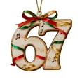 thumbnail image 1 of 67 adornos navideños planos en 2D divertidos Six Seven Meme Decoración navideña Regalos para adolescentes y adultos amantes del humor, 1 of 7