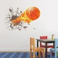 thumbnail image 6 of MTFun Sports Themed Wall Decals Decorative 3d Broken Wall Basketball Wall Stickers Mural Sticker Wall Art Decor For Kids Boys Girls Room Child Teen Bedroom Living Room Class Room College Dorm, 6 of 8