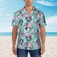 thumbnail image 4 of Haiem Bubble Cat Cute Printed Hawaiian Shirt for Men - Men’s Casual Beach Summer Shirts - Stretch Fabric with Modern Fit-XX-Large, 4 of 9