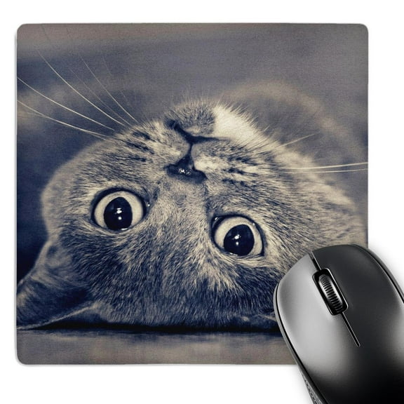 3dRose, Upside Down Cat, MousePad