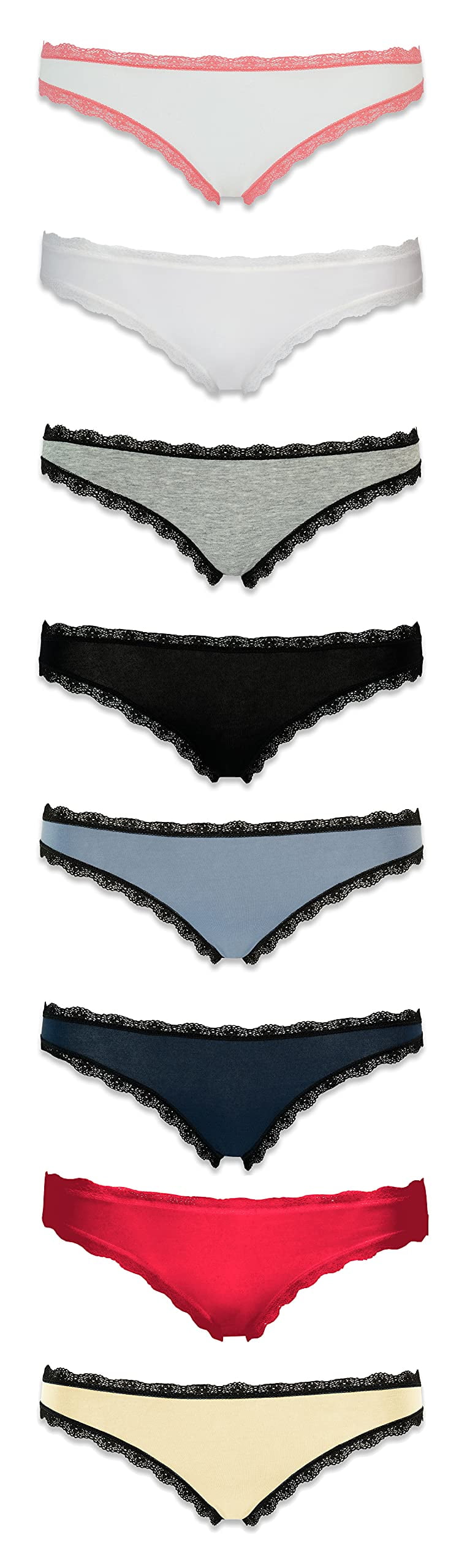 Buy Emprella Women Underwear, 10 Pack Womens Panties Cotton Bikini Seamless Lady  Panty S-XXL Online at desertcartMorocco