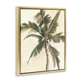 thumbnail image 4 of Stupell Industries Muted Palm Tree Plants & Flowers Painting Gold Floater Framed Canvas Art Print Wall Art, 25 x 31, 4 of 10