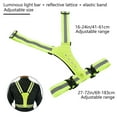 thumbnail image 4 of Gilet Réfléchissant Gilet de Sécurité de Nuit Vitesse de Course Réglable LED Bandes Réfléchissantes, 4 of 8