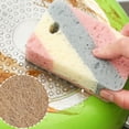 thumbnail image 3 of Natural Kitchen Sponges, Dual-Sided Non-Scratch Scrubber For Efficient Cleaning, Heavy Duty Yet Gentle On Surfaces, 10 Pack Of Biodegradable Wood Pulp Sponges, 3 of 6