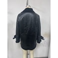 thumbnail image 6 of Vintage Zipper Casual Jacket Outerwear (M, FriarBrown), 6 of 7
