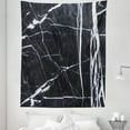 thumbnail image 1 of Marble Print Tapestry, Grunge Natural Gemstone Nostalgic Architecture Culture Design, Fabric Wall Hanging Decor for Bedroom Living Room Dorm, 5 Sizes, Charcoal Grey White, by Ambesonne, 1 of 1
