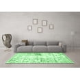 thumbnail image 3 of Ahgly Company Indoor Round Persian Emerald Green Traditional Area Rugs, 6' Round, 3 of 4