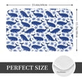 thumbnail image 2 of Sikiie Whale Print Flannel Anti-slip Floor Mat 16x24in, Thickened Dustproof Entrance Door Mat Floor Mat for Kitchen, Bathroom, Laundry Room, 2 of 7
