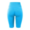 thumbnail image 2 of Women's Workout Gym Shorts, High Waisted Lifting Scrunch Seamless Booty Shorts Blue XXXL, 2 of 5