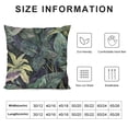 thumbnail image 5 of Acheng Short Plush Pillowcase 1 Piece - Palm Leaves with Lush Branches and Leaves, Tropical Jungle Palm Leaves with Charming Colors White, 5 of 5