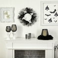 thumbnail image 4 of Nearly Natural 22in. Halloween Ghost and Bats Twig Wreath, 4 of 4