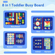 thumbnail image 3 of Tabla Ocupada Capas Juguete Sensorial Para Niño Azul, 3 of 5