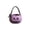 Purple, variant on Halloween Embroidered Candy Bag, Handheld Pumpkin Bucket, Holiday Party Prop with Bow, 10" Trick or Treat Bag with Ghost Design, Reusable Canvas Candy Carrier for Toddlers, Blue